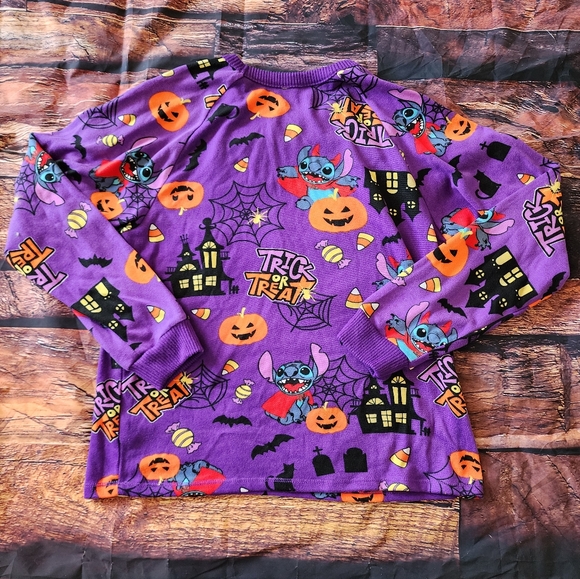 Disney Halloween Purple Sweatshirt - Picture 5 of 6
